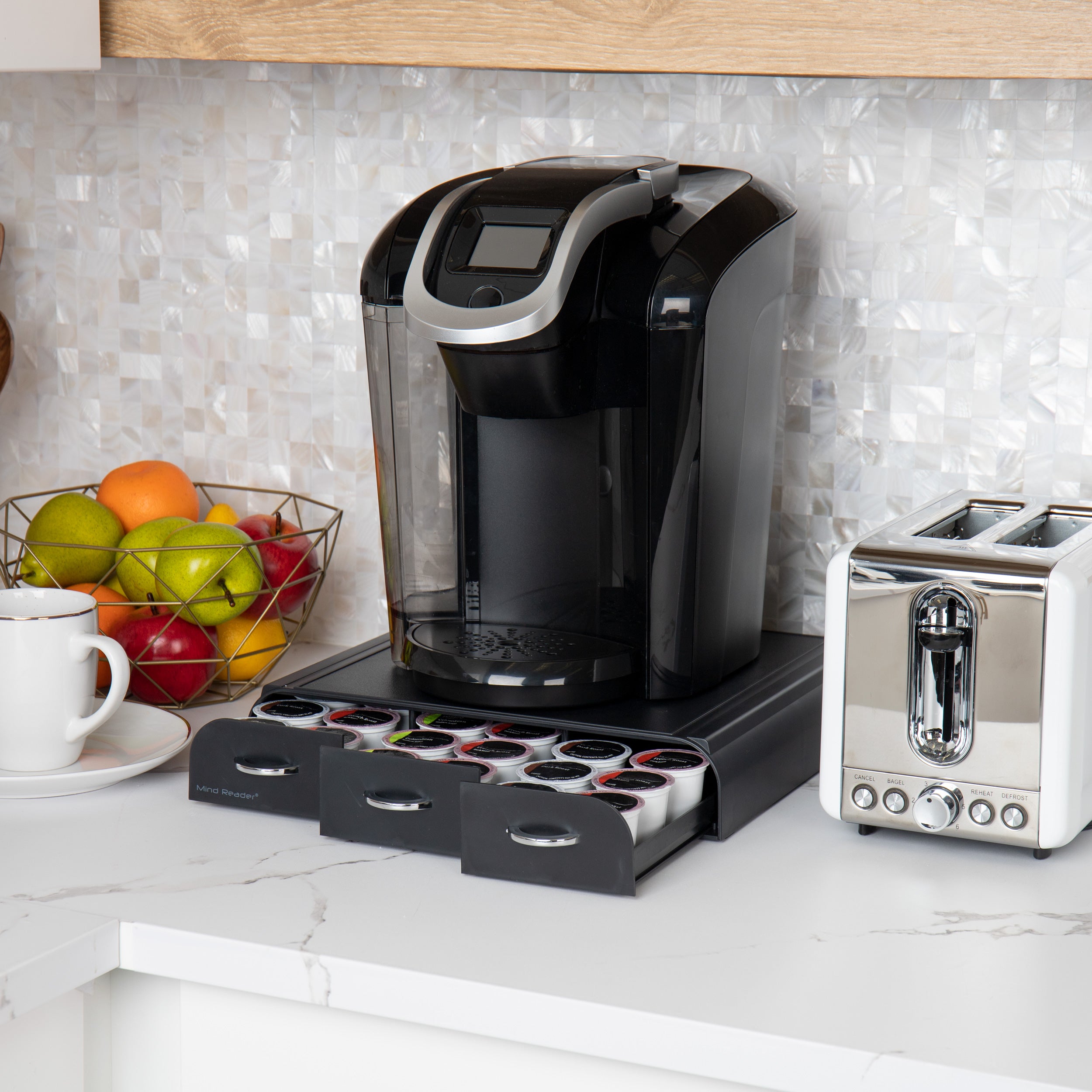 Coffee Machine Cabinet, Pod Holder, Coffee Machine Dispenser, Coffee Corner  Organizer, Coffee Machine Holder 