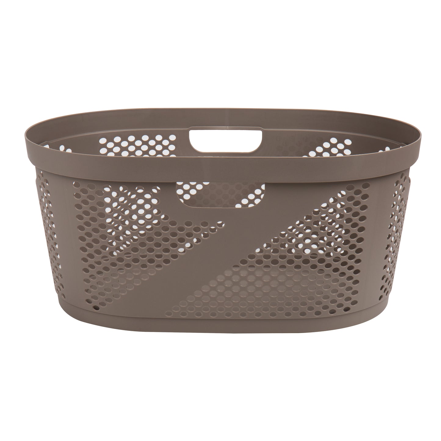 Mind Reader 40L Laundry Basket, Clothes Hamper, Ventilated, Plastic, 23"L x 14.5"W x 10.5"H