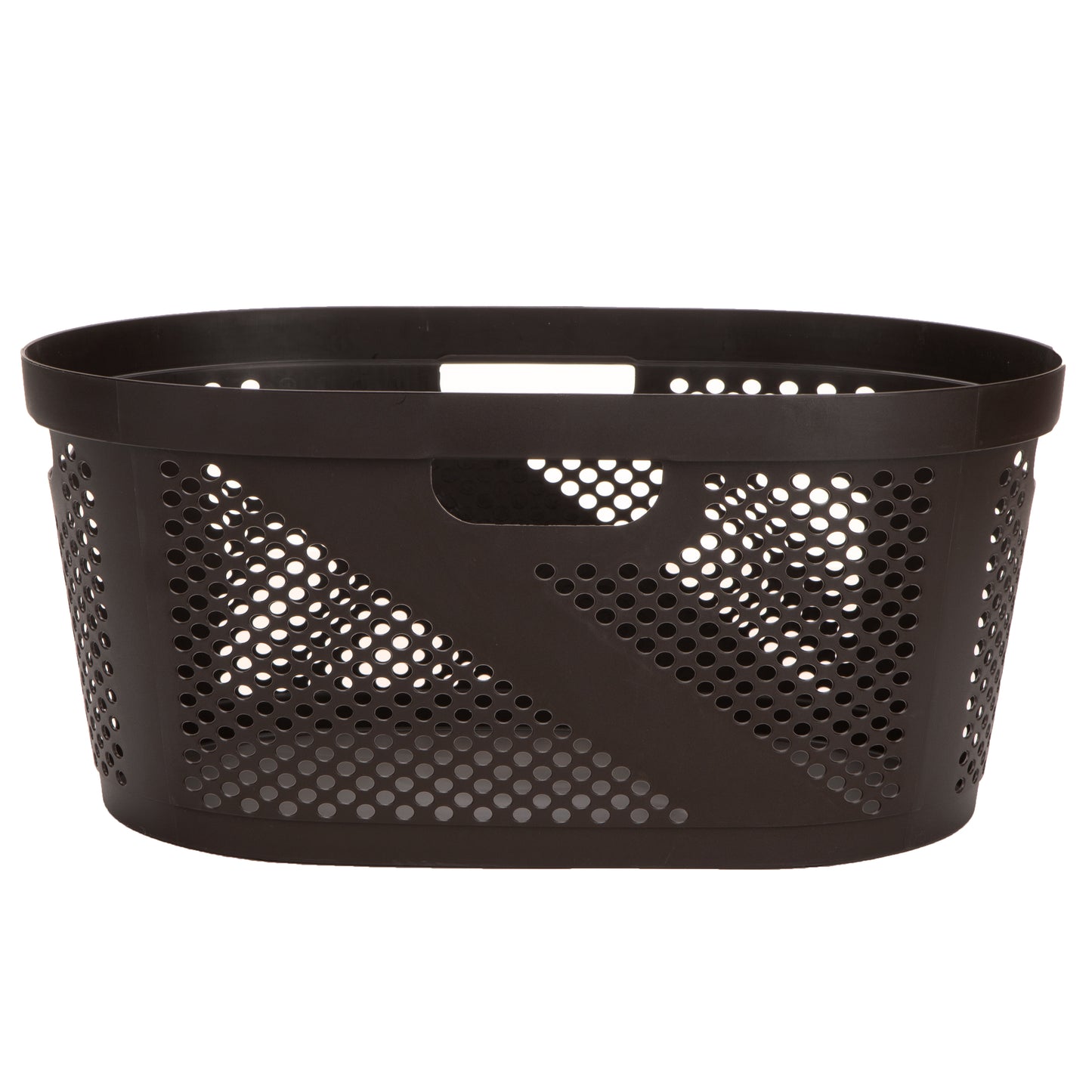 Mind Reader 40L Laundry Basket, Clothes Hamper, Ventilated, Plastic, 23"L x 14.5"W x 10.5"H