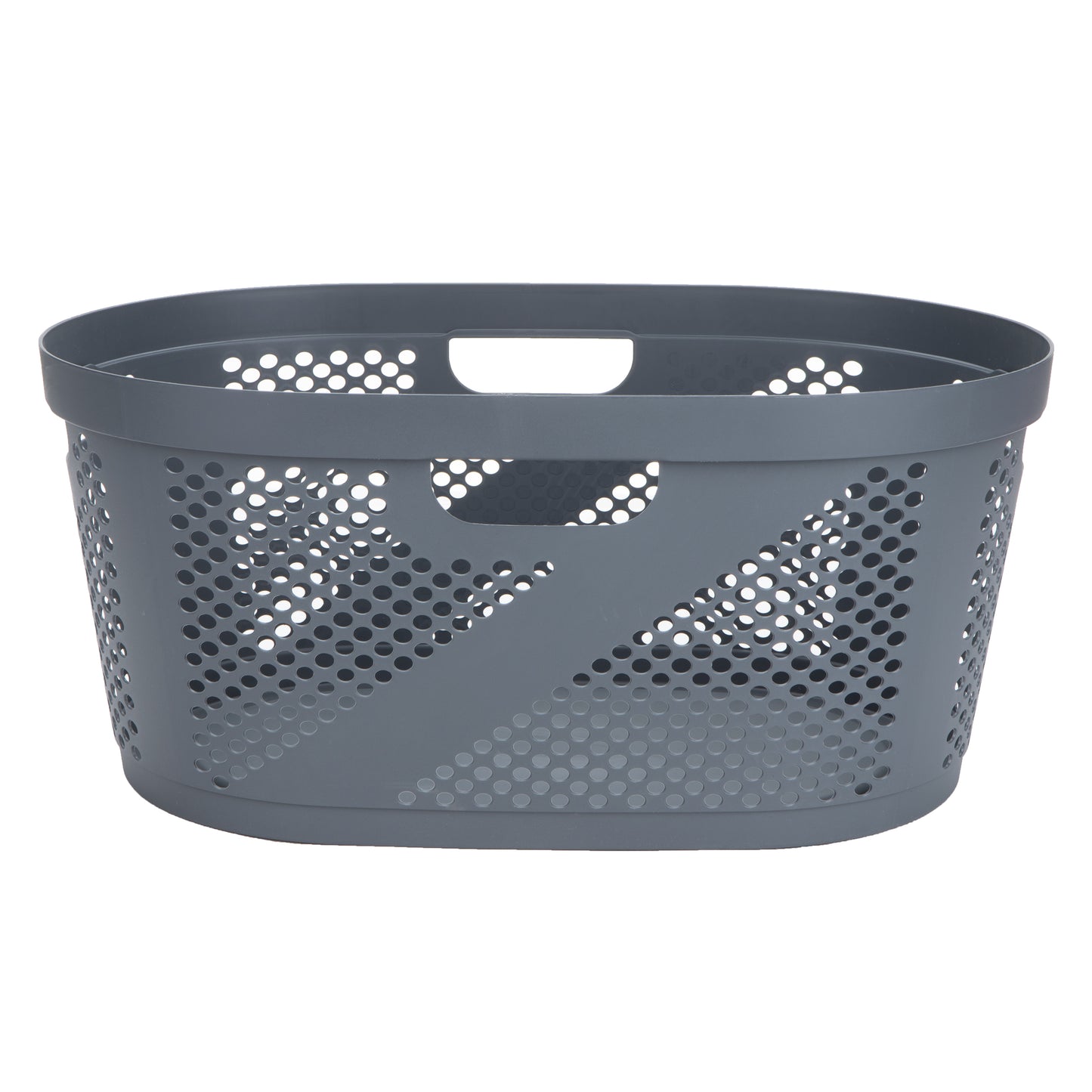 Mind Reader 40L Laundry Basket, Clothes Hamper, Ventilated, Plastic, 23"L x 14.5"W x 10.5"H