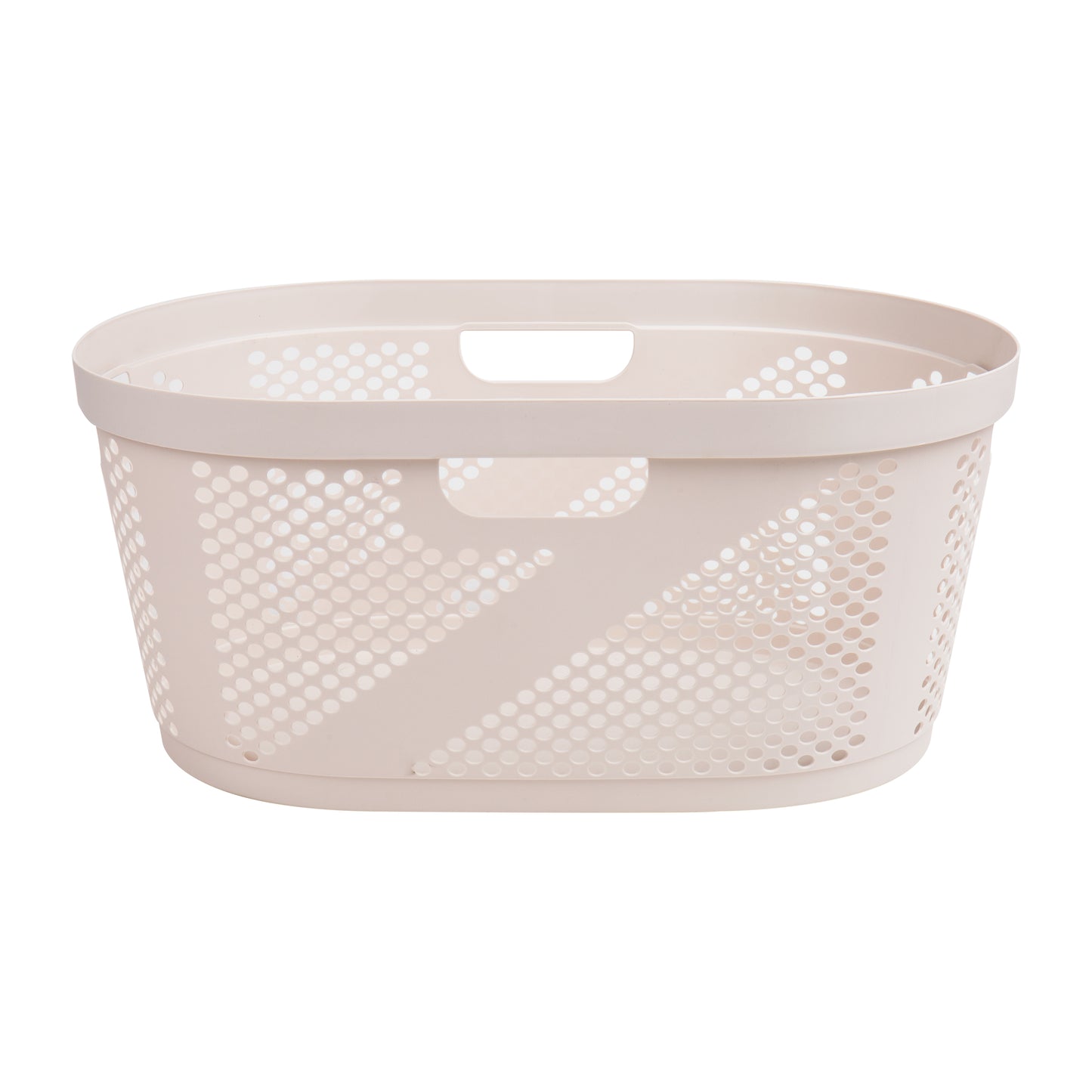 Mind Reader 40L Laundry Basket, Clothes Hamper, Ventilated, Plastic, 23"L x 14.5"W x 10.5"H