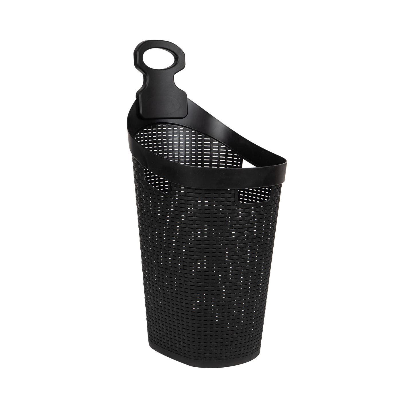 Mind Reader Basket Collection, Mobile Laundry Hamper, 61 Liter (15kg/33lbs) Capacity, Black