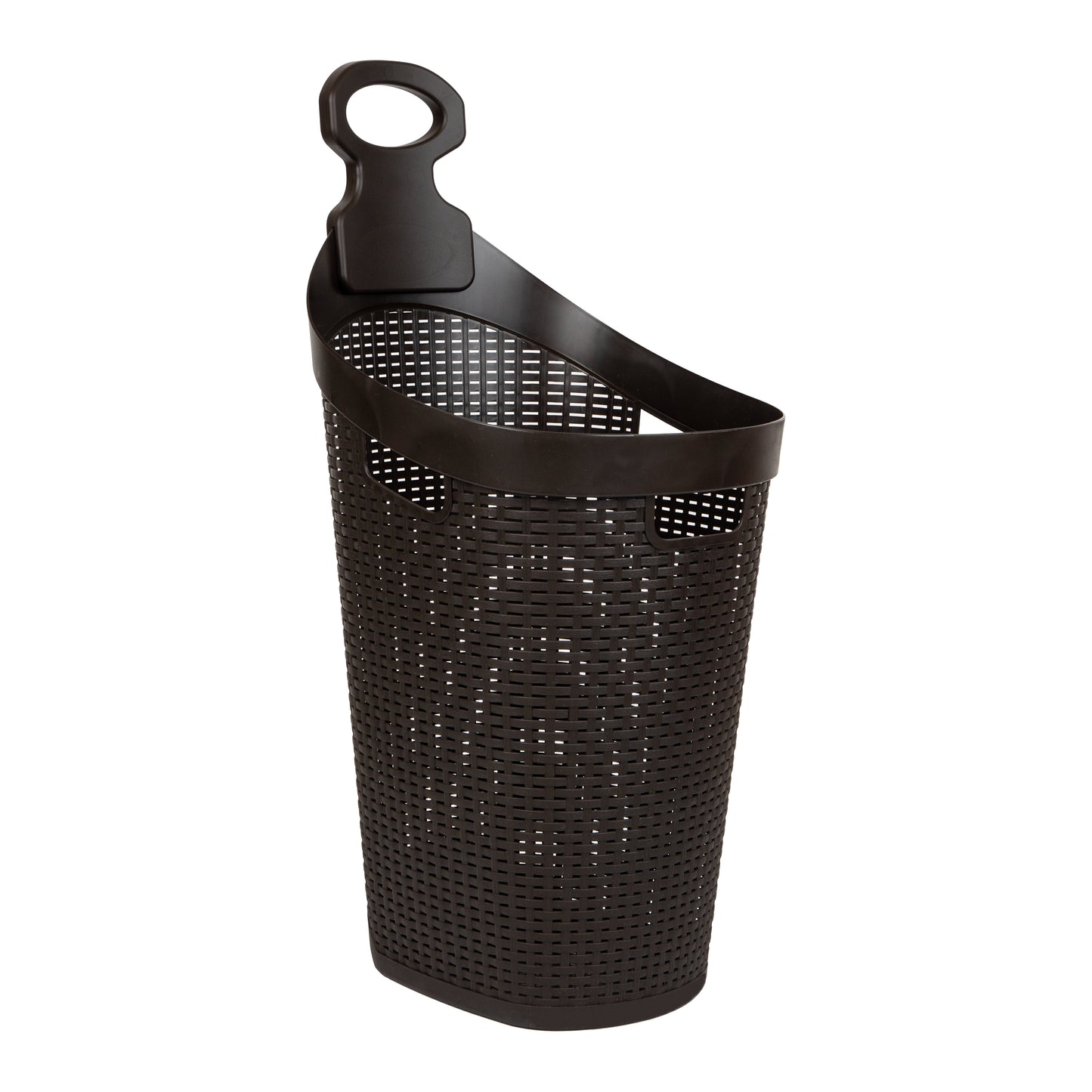 Mind Reader Basket Collection, Mobile Laundry Hamper, 61 Liter (15kg/33lbs) Capacity, Black