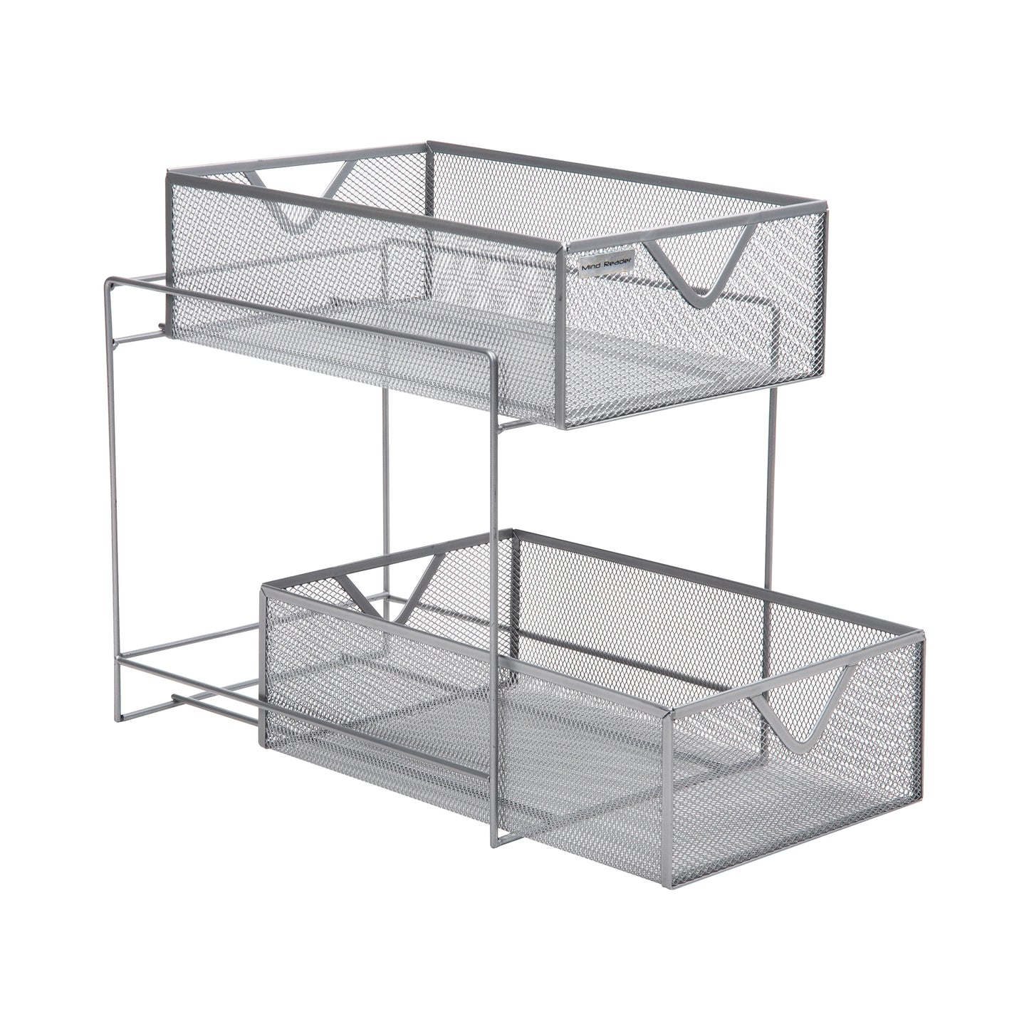 Mind Reader Network Collection, Storage Basket, Kitchen, Desk, Makeup Organizer, Metal Mesh