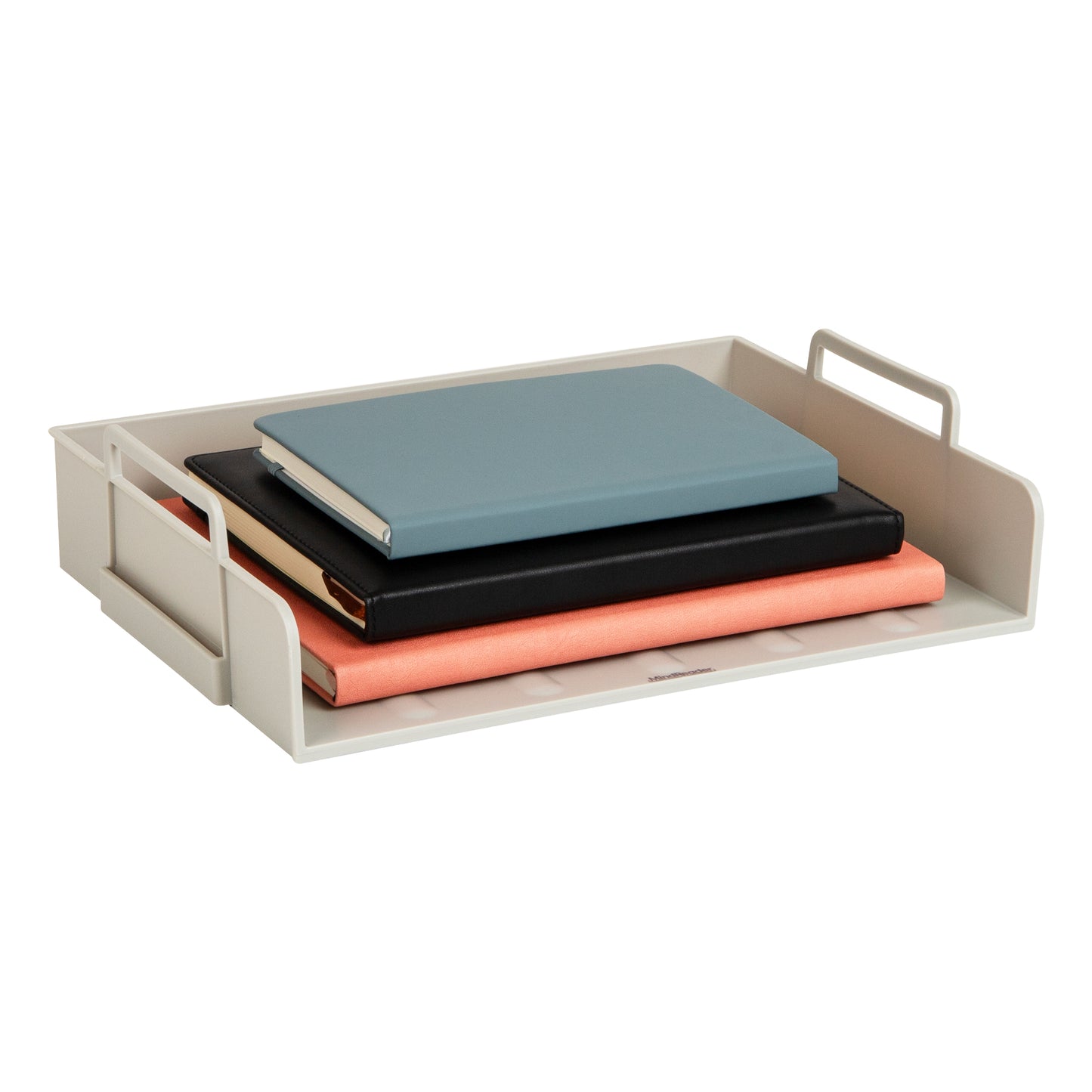 Mind Reader Stackable Paper Tray, Desktop Organizer, File Storage, Office, Plastic, 13.75"L x 10"W x 10.75"H, 4 Pcs.