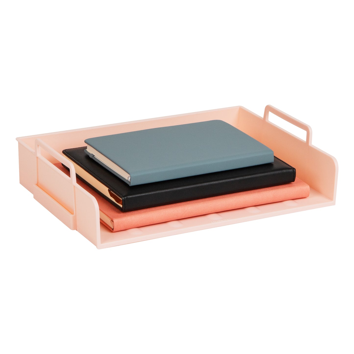 Mind Reader Stackable Paper Tray, Desktop Organizer, File Storage, Office, Plastic, 13.75"L x 10"W x 10.75"H, 4 Pcs.