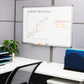 Mind Reader Dry Erase Magnetic White Board, Wall Mount with Eraser Marker Shelf, Office, 35.5"L x 23.5"W x 0.5"D, White