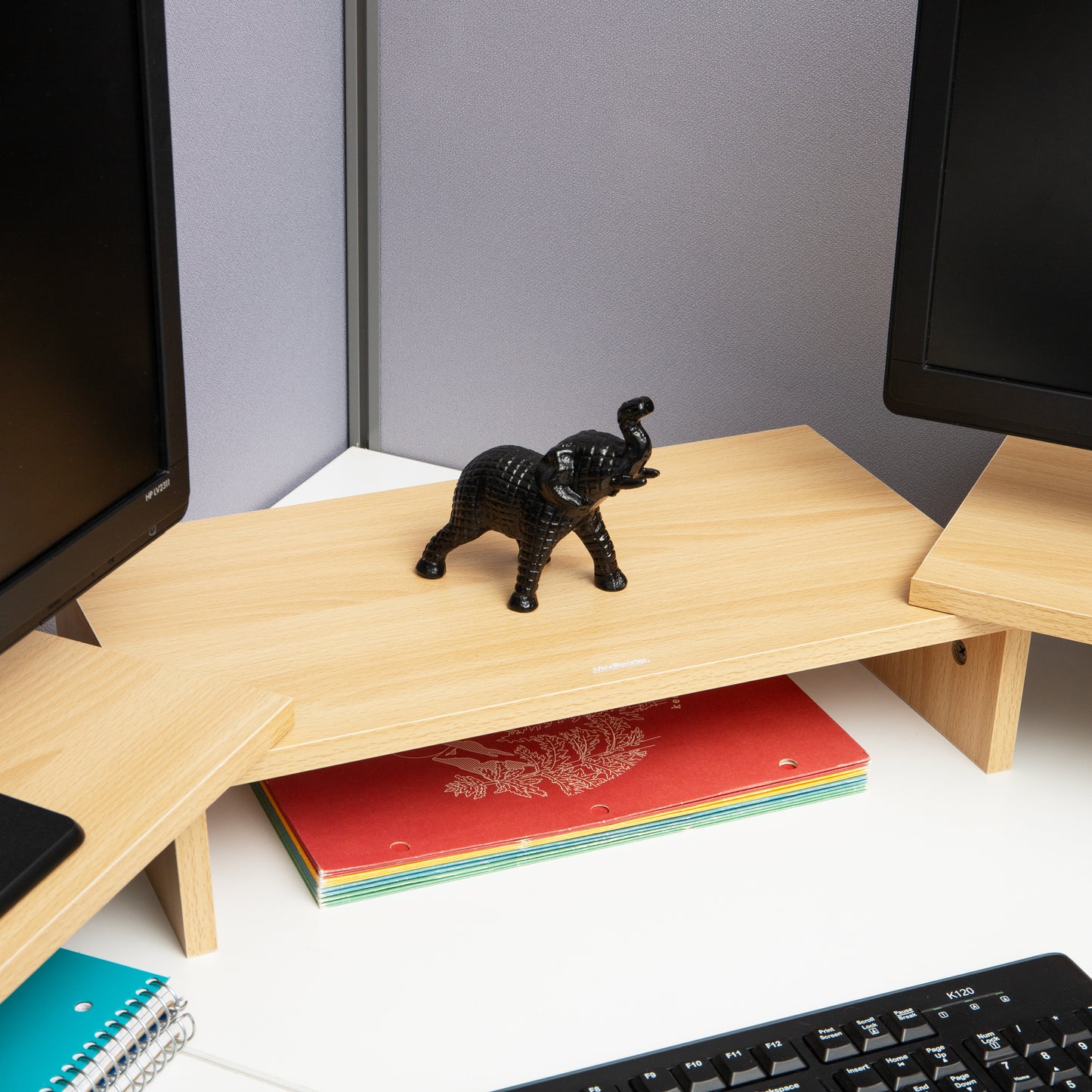 Mind Reader Lucky Wealth Elephant Figurine, Symbol of Fortune, Wealth, and Happiness, Decorative Sculpture, Cast Aluminum, Black