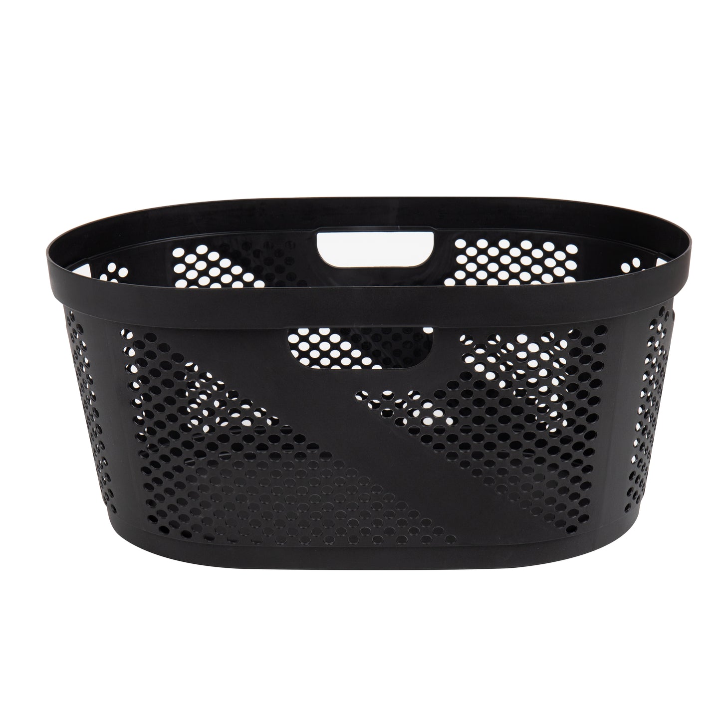 Mind Reader 40L Laundry Basket, Clothes Hamper, Ventilated, Plastic, 23"L x 14.5"W x 10.5"H