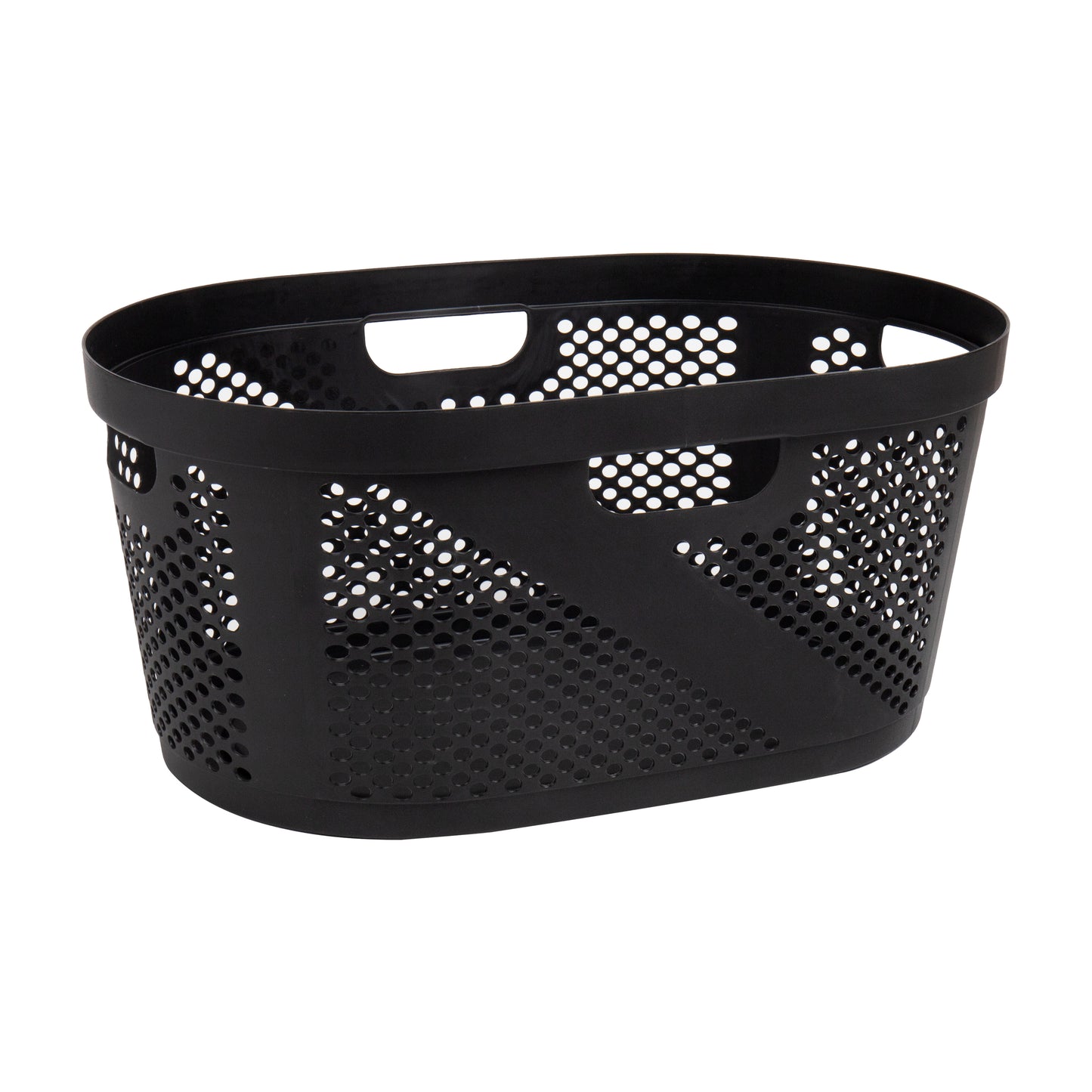 Mind Reader 40L Laundry Basket, Clothes Hamper, Ventilated, Plastic, 23"L x 14.5"W x 10.5"H