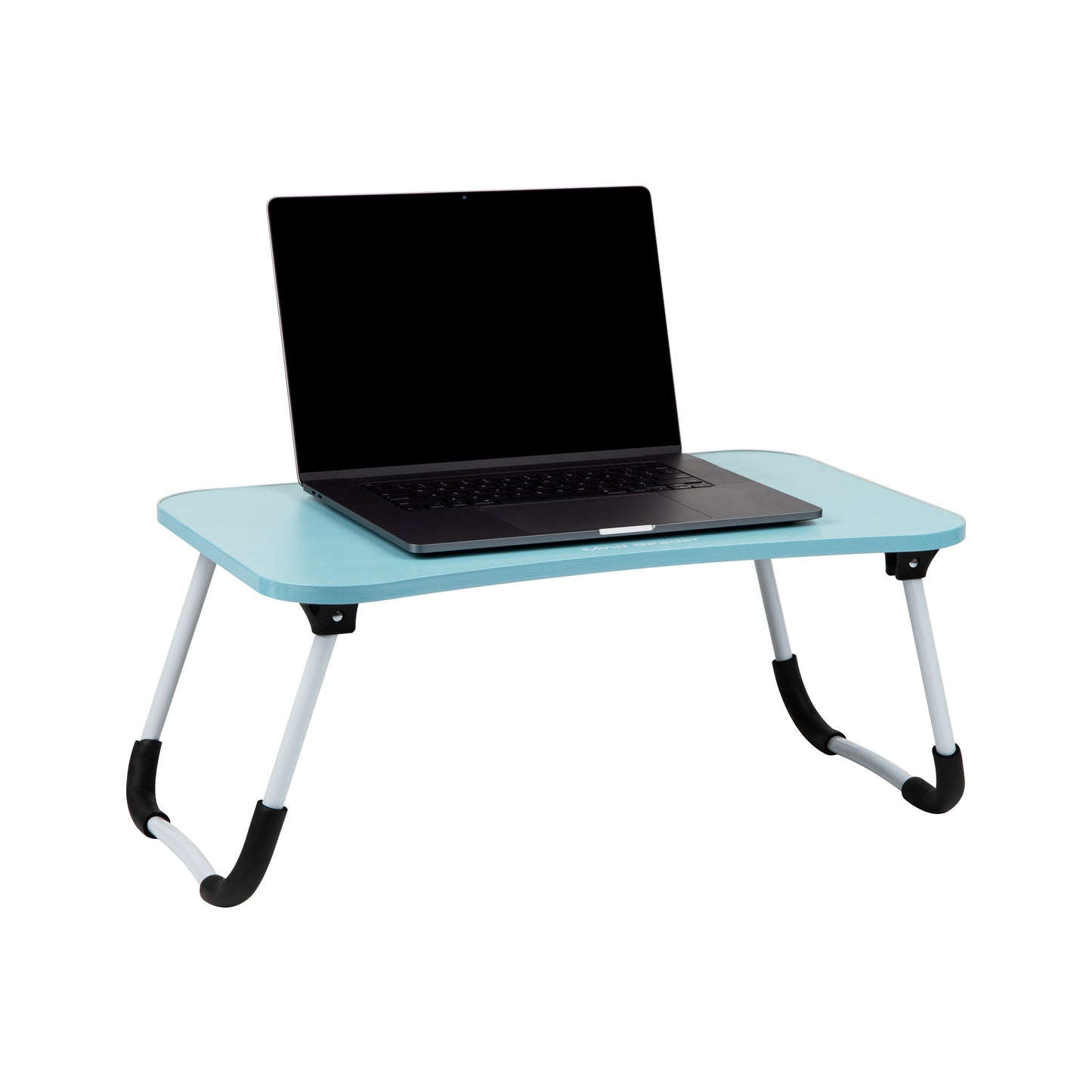 Mind Reader Lap Desk Laptop Stand, Bed Tray, Folding Legs, Couch Table, Portable, MDF, Metal, 23.25"L x 13.75"W x 10.5"H