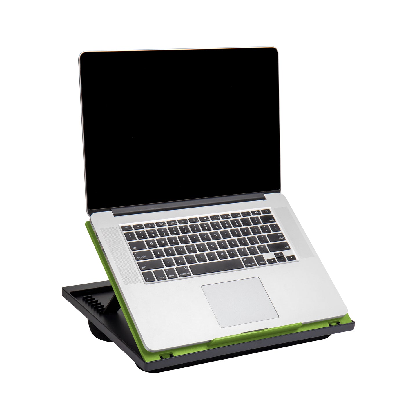 Mind Reader Lap Desk Laptop Stand, Bed Tray, Collapsible, Cushion, Portable, Dorm, Plastic, 14.75"L x 11"W x 7.3"H