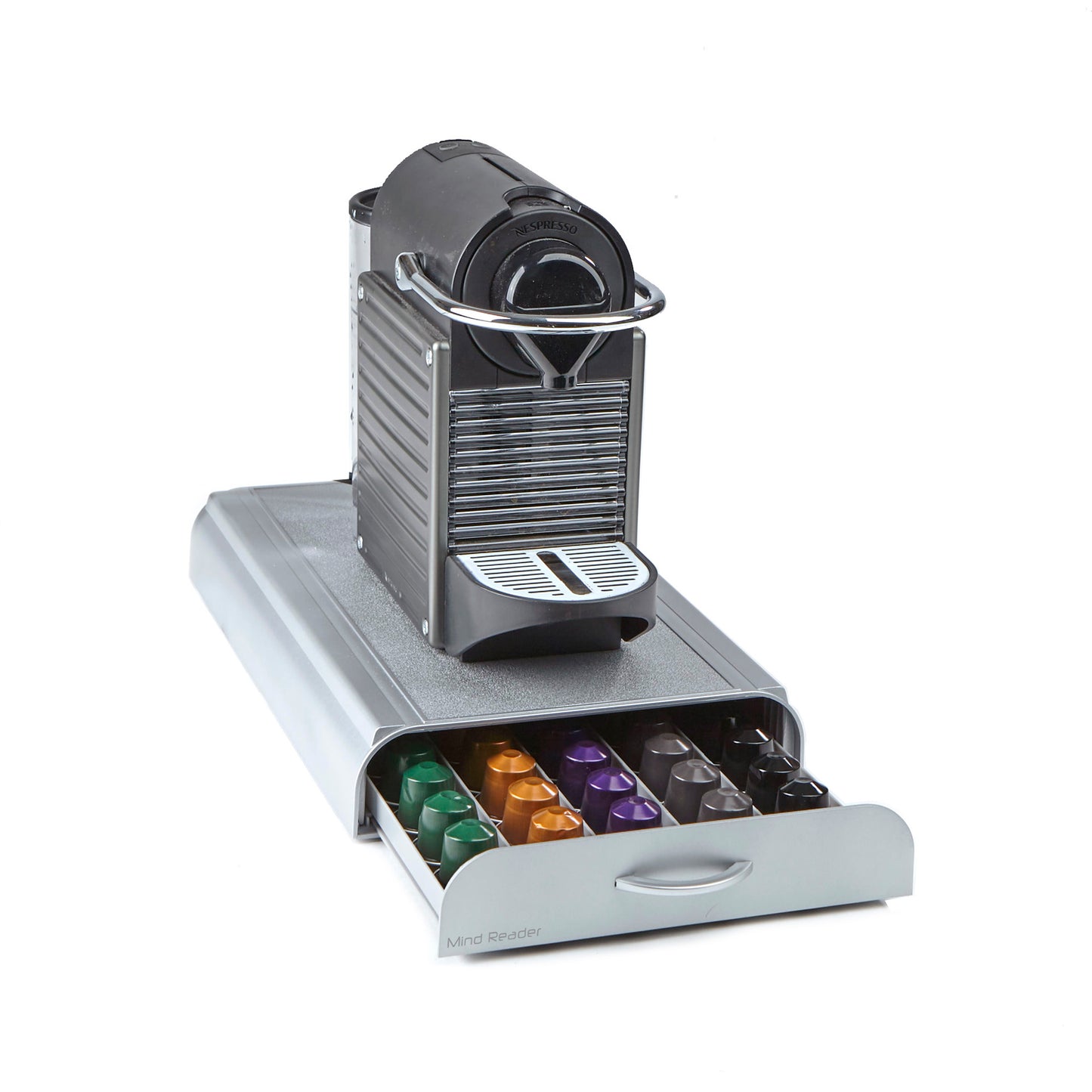Mind Reader Nespresso Compatible Capsule Drawer, Countertop Organizer, Coffee Pod Holder, Storage