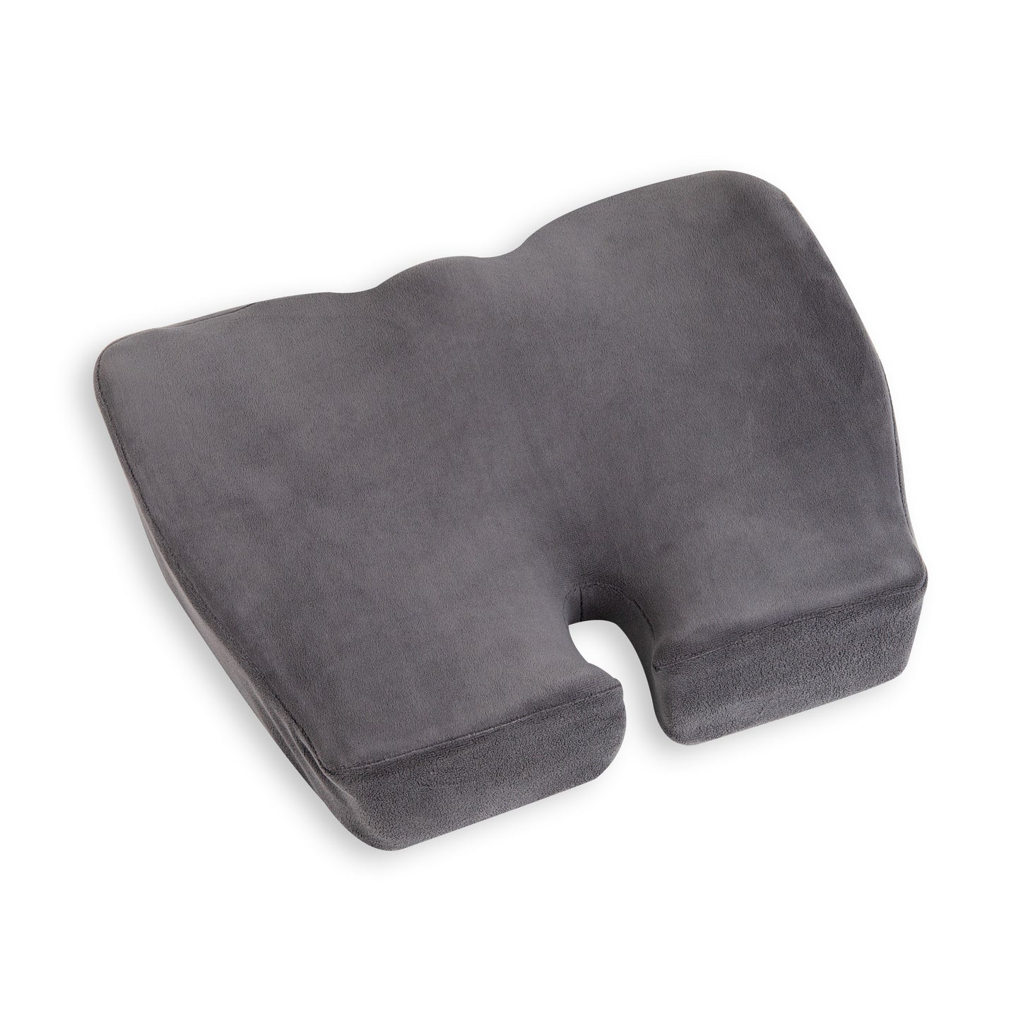 Mind Reader Memory Foam Seat Cushion, Ergonomic Pressure Relief for Office, Car, and More, Relieves Hip, Tailbone, Coccyx & Sciatica Pain, 18"L x 16.75"W x 4"H