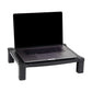 Mind Reader Monitor Stand, Height Adjustable, Desktop Organizer, Laptop Riser, Office, 17.25"L x 13.25"W x 4"H, Black