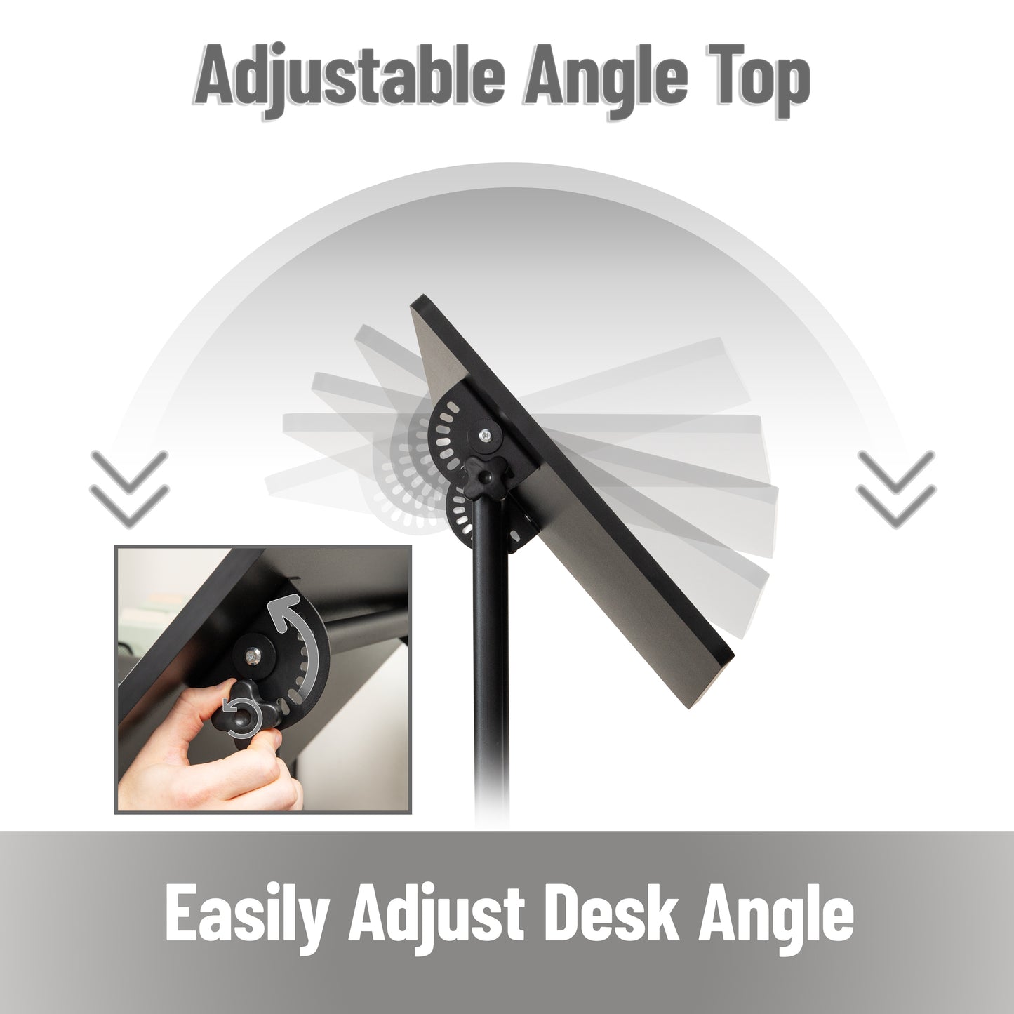 Mind Reader Standing Whiteboard Desk with Adjustable Height, Rolling Laptop Workstation with Magnetic Writing Surface and Accessories, Sit or Stand Portable Workstation, White