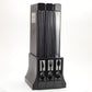 Mind Reader Utensil Dispenser, Silverware Organizer, Plastic Fork Spoon Dispenser, Kitchen, 10.25"L x 10.75"W x 24.5"H, Black