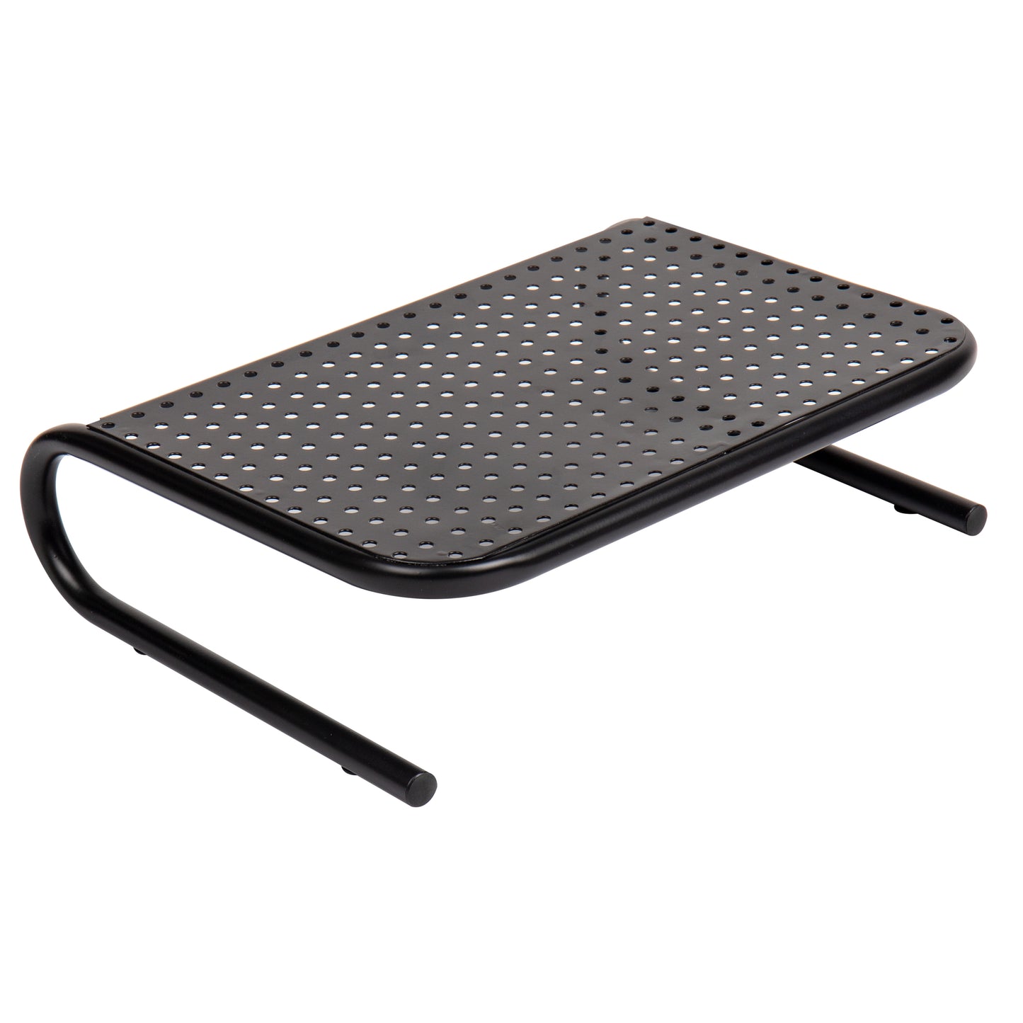 Mind Reader Monitor Stand, Ventilated Laptop Riser, Desktop Organizer, Metal, 14.5"L x 11.25"W x 4.25"H