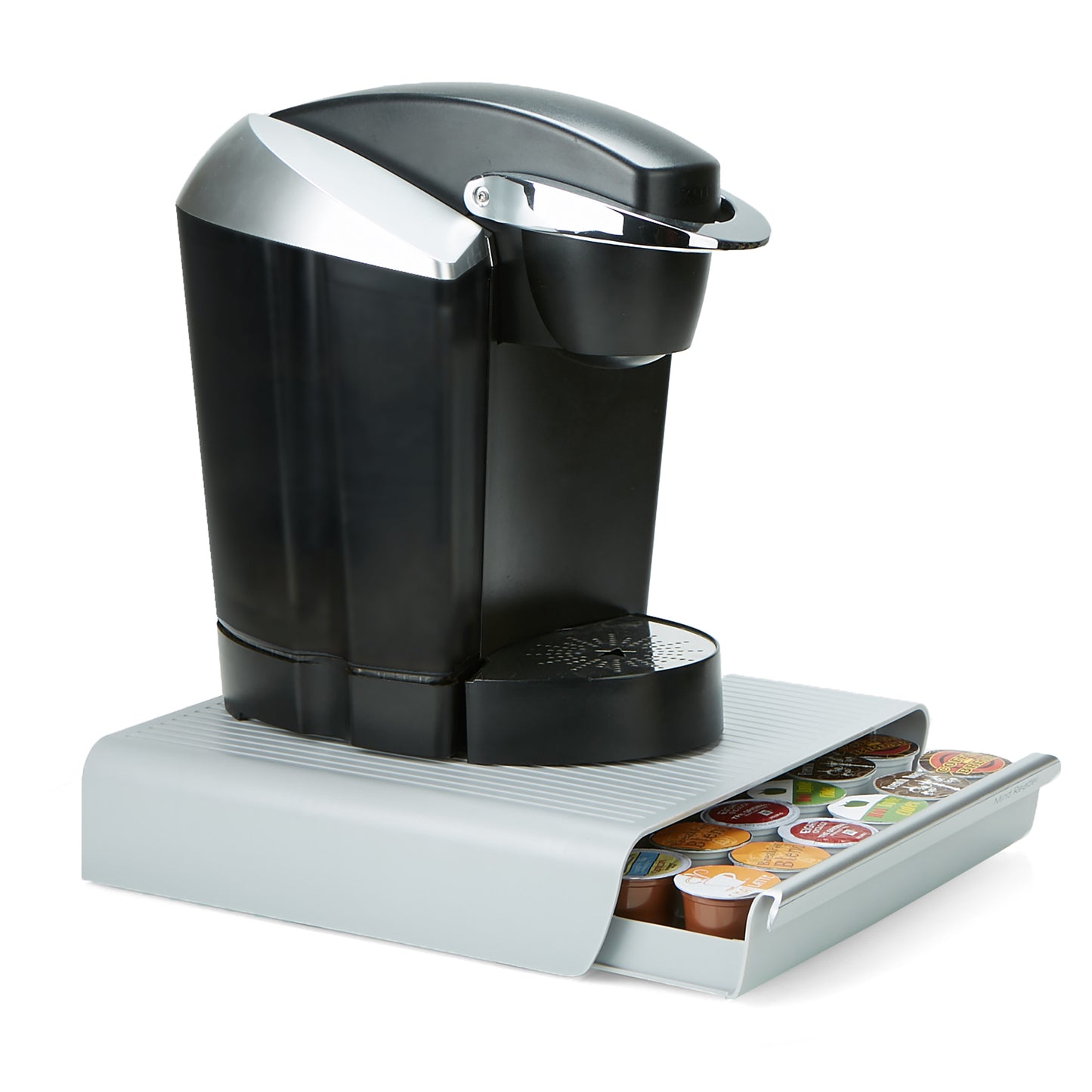 Mind Reader Single Serve Coffee Pod Drawer, 36 Pod Capacity, Countertop Organizer, 13.25"L x 12.75"W x 2.75"H