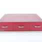 Mind Reader Single Serve Coffee Pod Organizer with 3 Drawers, 36 Pod Capacity, Countertop, 12.25"L x 13.5"W x 2.5"H, Red