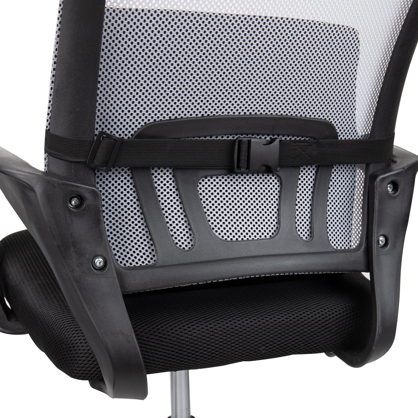 Mind Reader Lumbar Support Cushion for Office Chair and Car Seat, Memory Foam, Posture Corrector, Versatile Lower Back Cushion, 13.5"L x 4"W x 12.25"H, Black