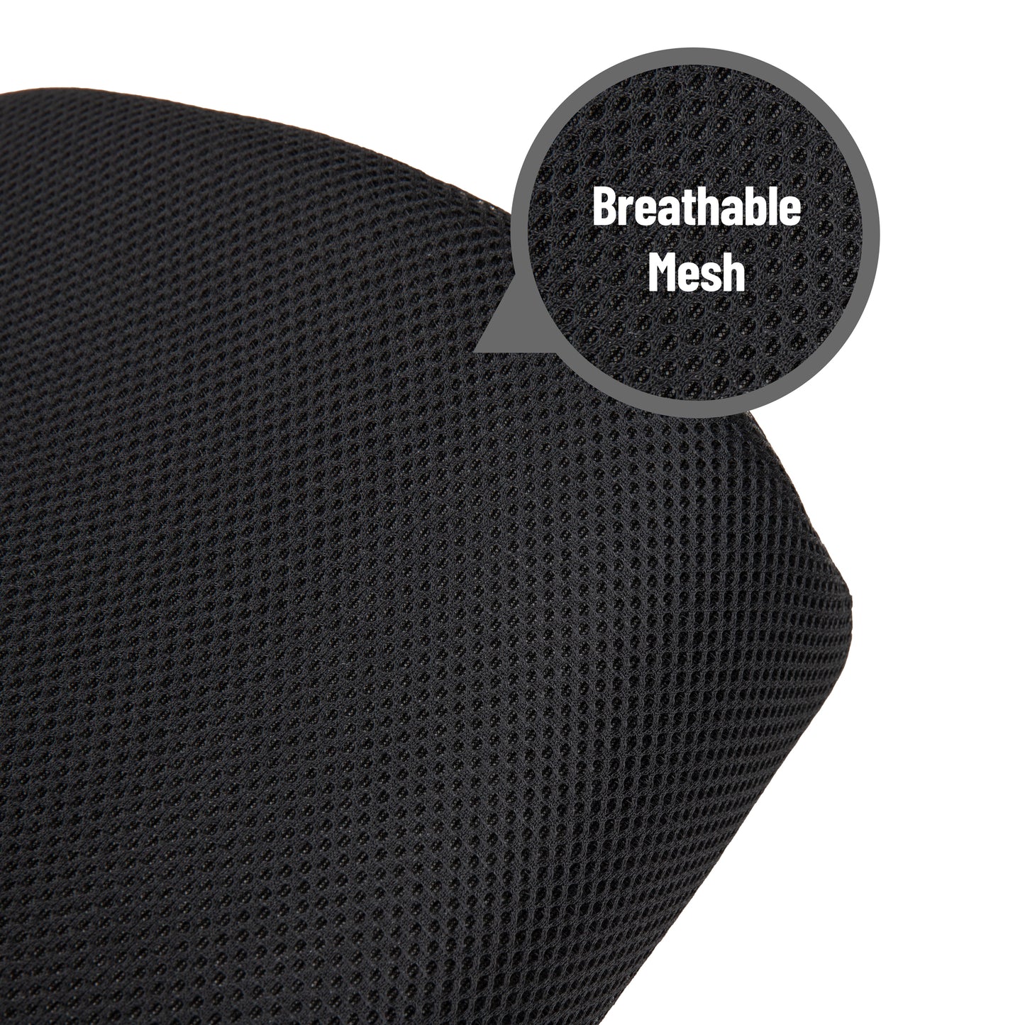 Mind Reader Lumbar Support Cushion for Office Chair and Car Seat, Memory Foam, Posture Corrector, Versatile Lower Back Cushion, 13.5"L x 4"W x 12.25"H, Black