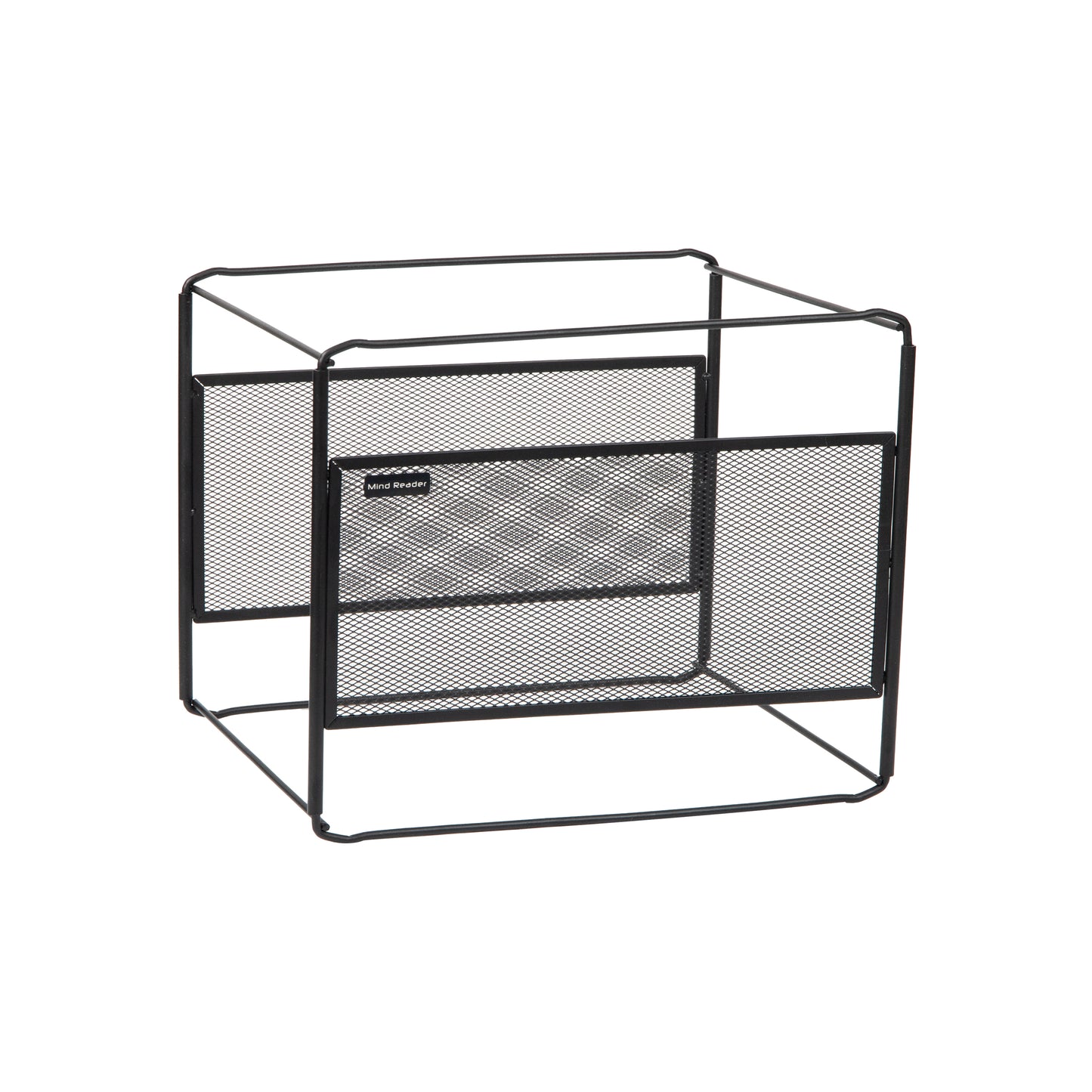 Mind Reader Hanging File Folder Organizer, Desktop Organizer, Storage, Office, Metal Mesh, 13"L x 9.75"W x 10.25"H