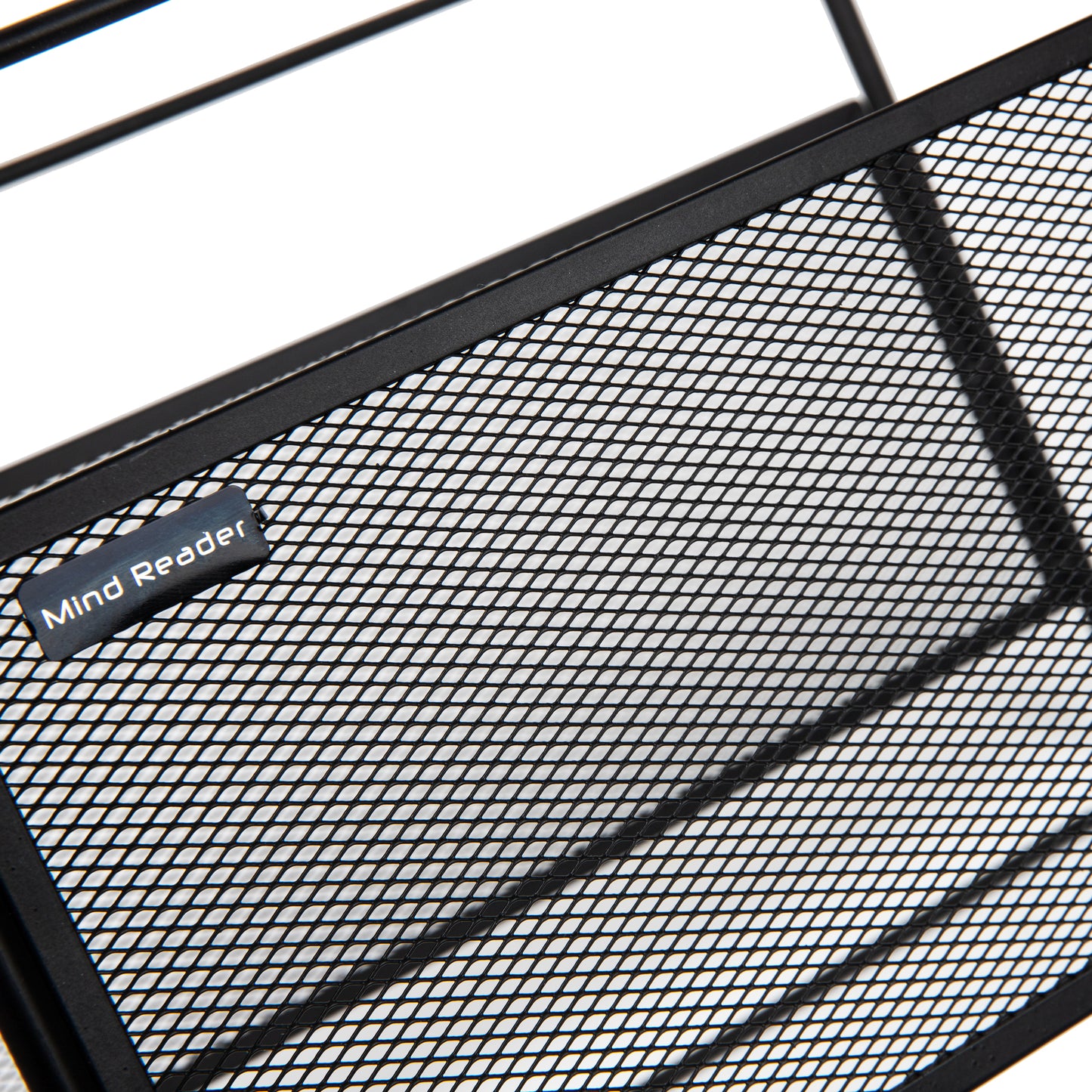Mind Reader Hanging File Folder Organizer, Desktop Organizer, Storage, Office, Metal Mesh, 13"L x 9.75"W x 10.25"H
