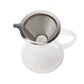 Mind Reader Pour Over Coffee Maker, Single Serve, Reusable Stainless Steel Filter, Glass, 4.76"L x 5.98"W x 6.3"H, Clear