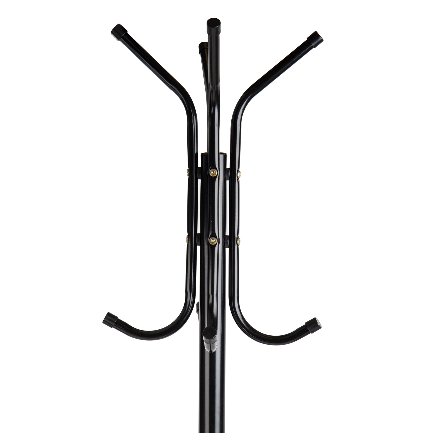 Mind Reader Freestanding Coat Rack, Multi-Hook Organizer for Office or Entryway, Metal