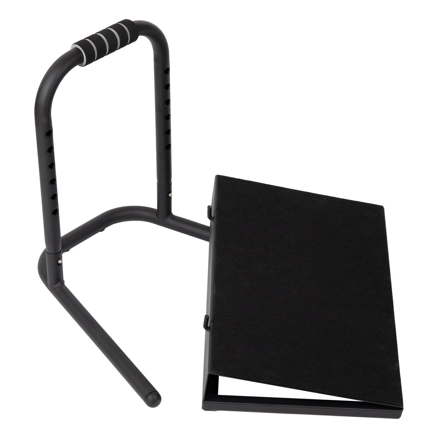 Mind Reader Foot Rest, Under Desk at Work, Ergonomic, Height Adjustable, Office, Metal, 15"L x 14.25"W x 14.5"H, Black