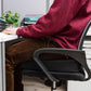 Mind Reader Office Chair Cushion, Ergonomic, Orthopedic, Portable, Car Seat, Memory Foam, 18"L x 17.5"W x 3"H, Black