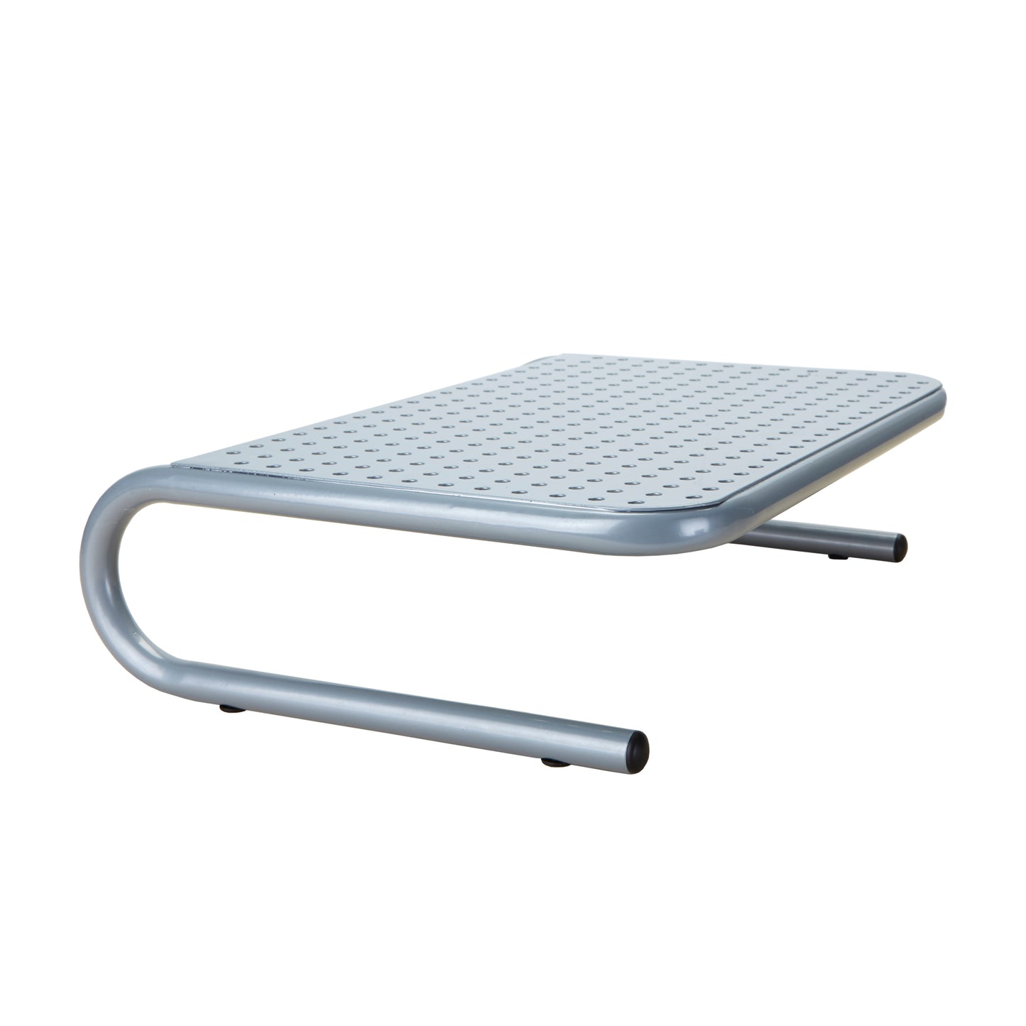 Mind Reader Monitor Stand, Ventilated Laptop Riser, Desktop Organizer, Metal, 14.5"L x 11.25"W x 4.25"H