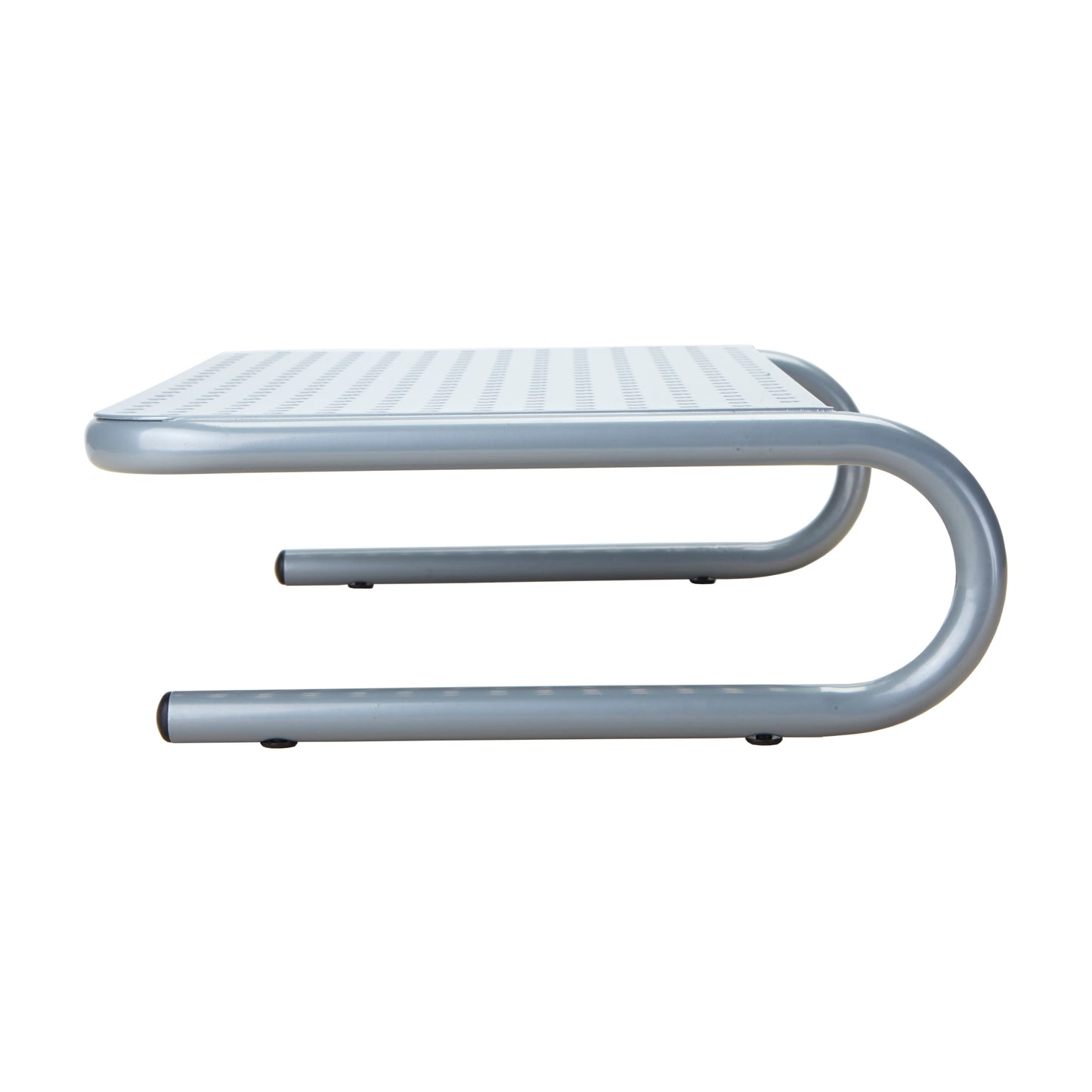 Mind Reader Monitor Stand, Ventilated Laptop Riser, Desktop Organizer, Metal, 14.5"L x 11.25"W x 4.25"H