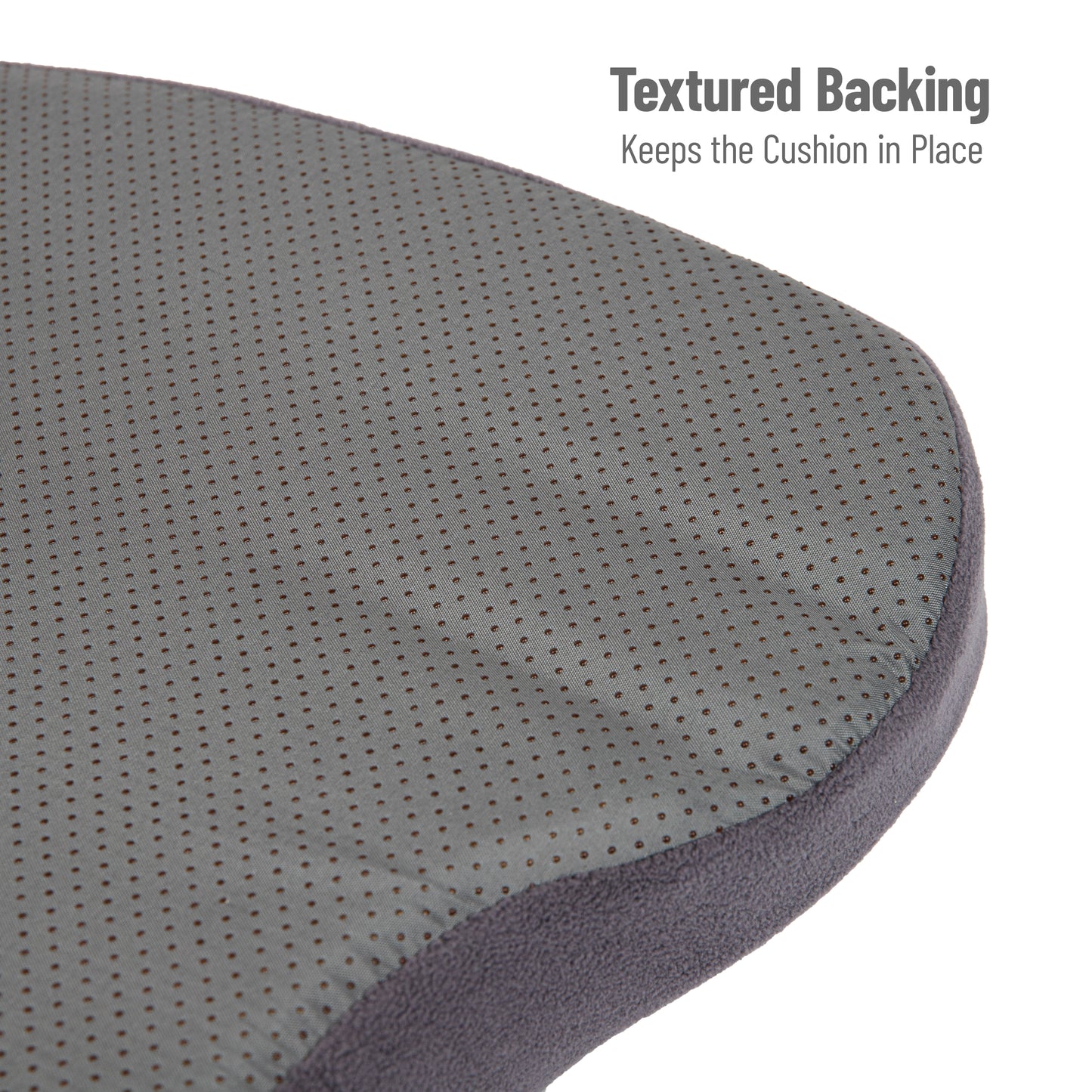 Mind Reader Memory Foam Seat Cushion, Ergonomic Pressure Relief for Office, Car, and More, Relieves Hip, Tailbone, Coccyx & Sciatica Pain, 18"L x 16.75"W x 4"H