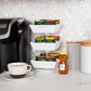 Mind Reader Tea Bag Carousel, Tea Station Organizer, Countertop Storage, Tea Stand, Kitchen, 6.75"L x 6.75"W x 11.5"H
