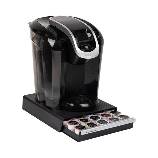 Mind Reader Single Serve Coffee Pod Drawer, 30 Pod Capacity, Countertop Organizer, 10.5"L x 12.75"W x 2.5"H