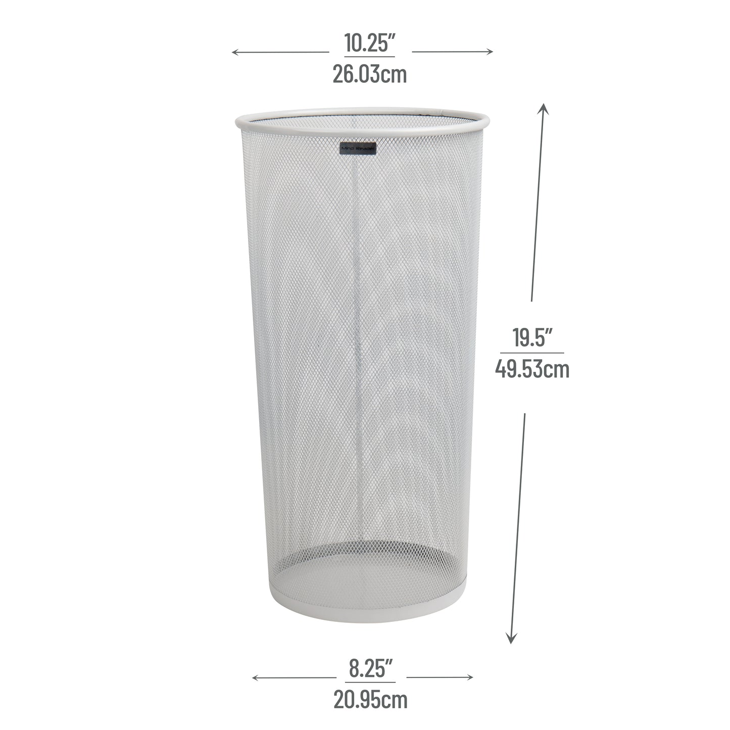 Mind Reader Umbrella Stand, Multi-Purpose Mesh Storage Stand, Organizer for Office and Entryway, Metal Mesh