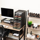 Mind Reader File Storage Drawers, Desk Organizer, Multi-Purpose, Crafts, Office, Metal Mesh, 10.75"L x 14"W x 21.25"H