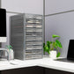 Mind Reader File Storage Drawers, Desk Organizer, Multi-Purpose, Crafts, Office, Metal Mesh, 10.75"L x 14"W x 21.25"H