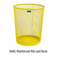 Mind Reader Network Collection, Waste Paper Basket, 4.5 Gallon Capacity, Reinforced Solid Rim and Base, Metal Mesh