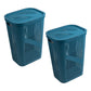 Mind Reader 60L Slim Laundry Hamper, Clothes Basket, Lid, Ventilated, Plastic, 17.25"L x 13.75"W x 23.5"H
