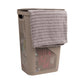 Mind Reader 60L Slim Laundry Hamper, Clothes Basket, Lid, Ventilated, Plastic, 17.25"L x 13.75"W x 23.5"H