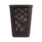 Mind Reader 60L Slim Laundry Hamper, Clothes Basket, Lid, Ventilated, Plastic, 17.25"L x 13.75"W x 23.5"H