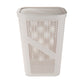 Mind Reader 60L Slim Laundry Hamper, Clothes Basket, Lid, Ventilated, Plastic, 17.25"L x 13.75"W x 23.5"H