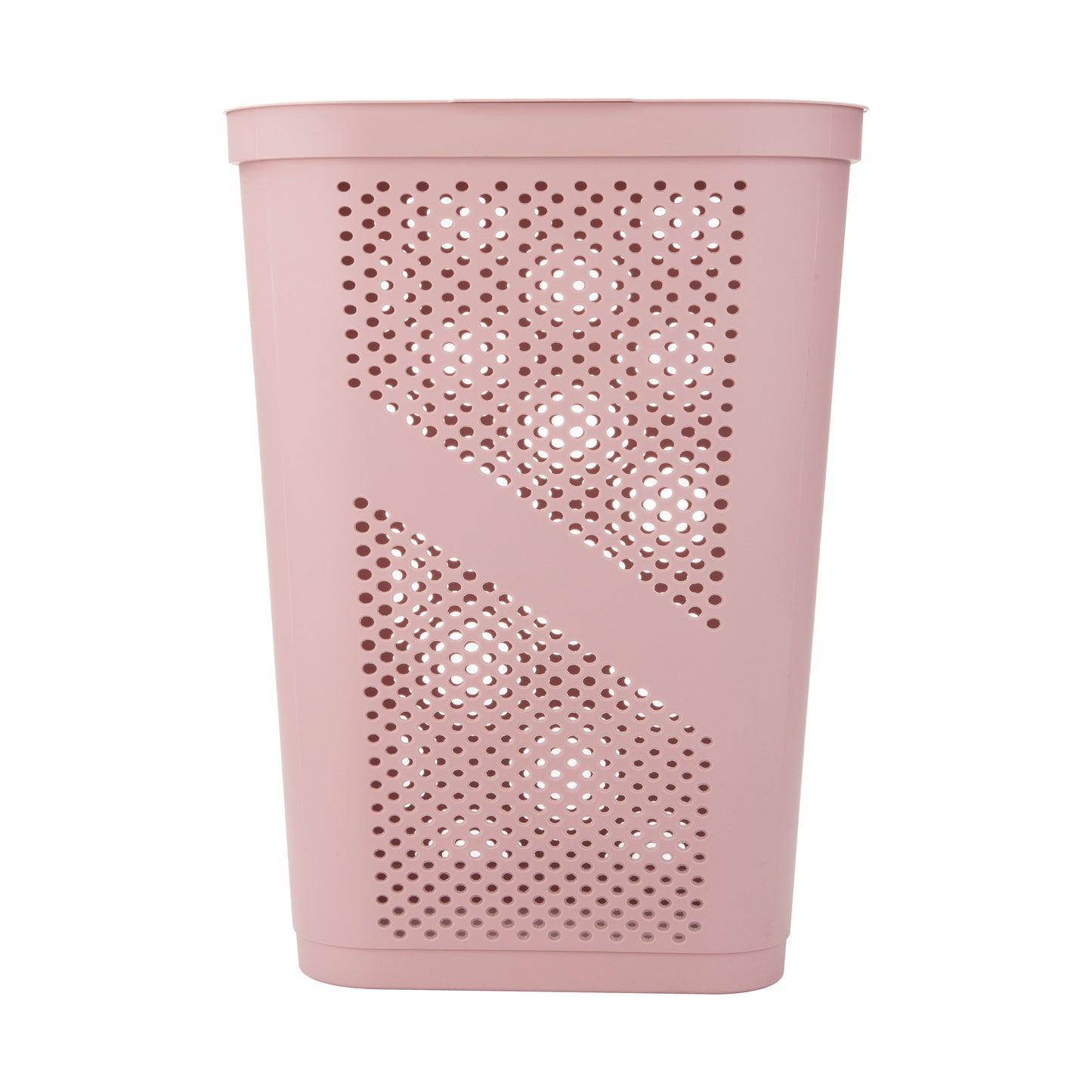 Mind Reader 60L Slim Laundry Hamper, Clothes Basket, Lid, Ventilated, Plastic, 17.25"L x 13.75"W x 23.5"H