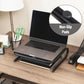 Mind Reader Monitor Stand, Ventilated Laptop Riser, Desktop Organizer, Metal, 14.5"L x 11.25"W x 4.25"H
