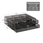 Mind Reader Monitor Stand, Ventilated Laptop Riser, Storage Drawer, Office, Metal Mesh, 15.75"L x 12"W x 4.5"H