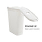 Mind Reader Slim Laundry Hamper with Lid, 40L Clothes Basket, Premium Wicker Design, Plastic