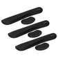 Mind Reader Ergonomic Keyboard and Mouse Wrist Rest Set, Gaming Accessory, Memory Foam, 16.75"L x 3"W x 0.75"H, Black
